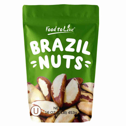 Brazil Nuts, Non-GMO Verified - by Food To Live