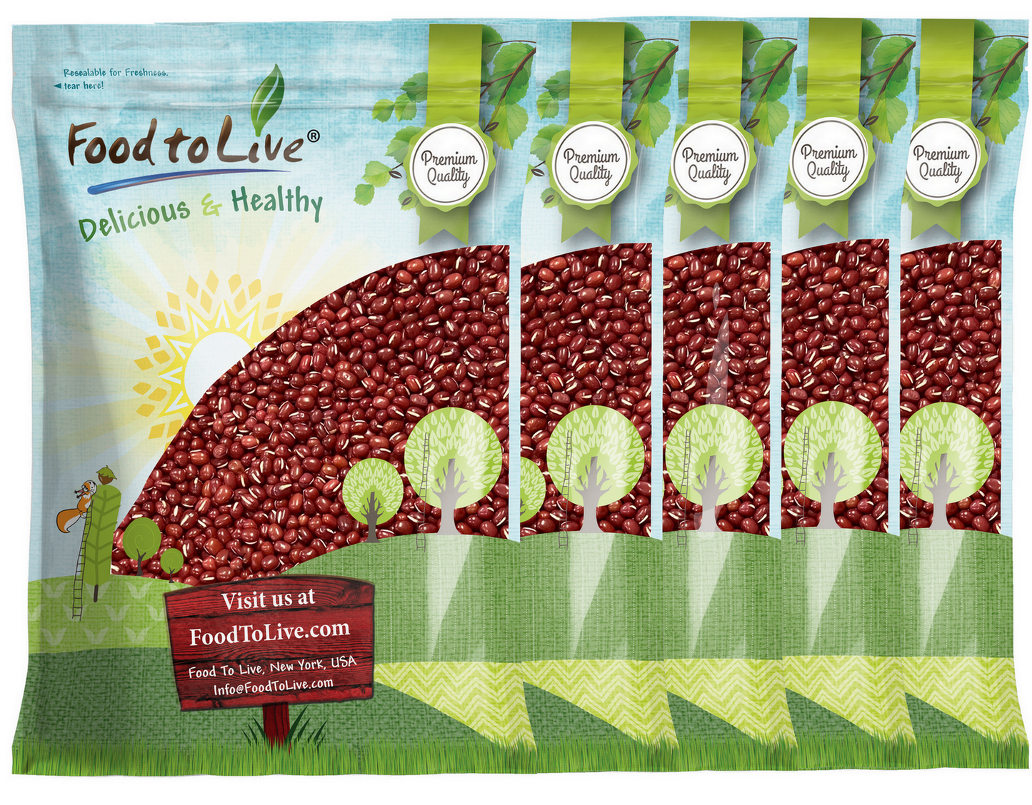 Adzuki Beans - by Food To Live