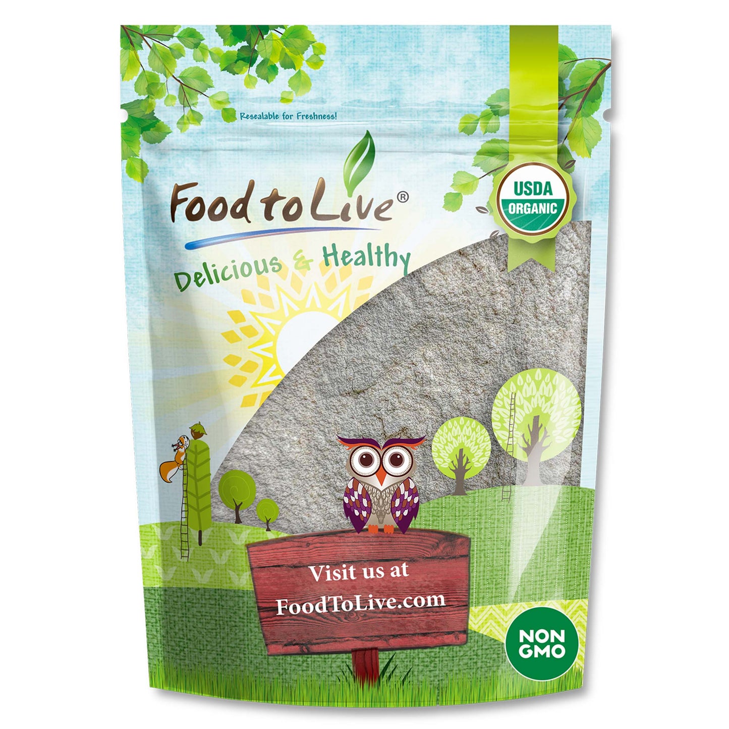 Organic Whole Wheat Bread Flour - by Food To Live