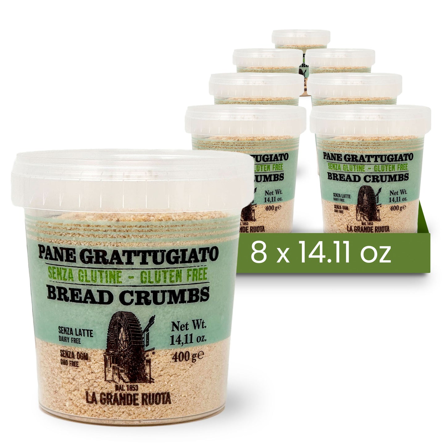 La Grande Ruota Gluten Free Breadcrumbs –Low Carb, Dairy Free. Vegan, Wholesale