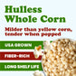 Organic White Popcorn Kernels – USDA Certified. Non-GMO, Vegan, Kosher, Bulk
