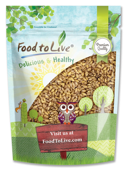 Hulled Barley Grain - by Food To Live
