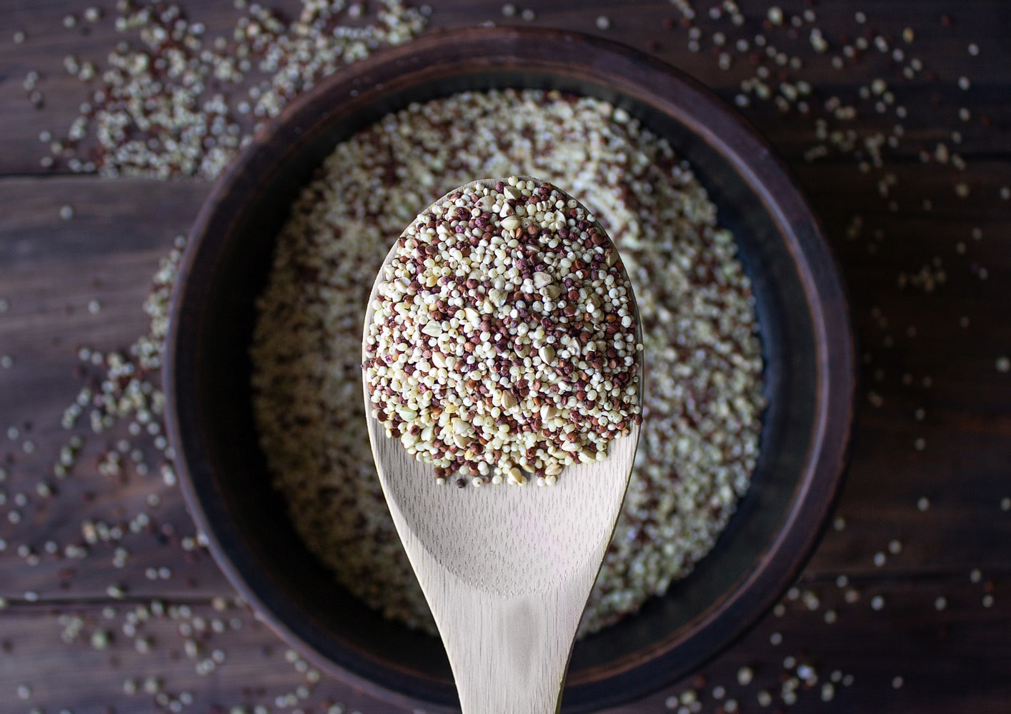 Organic Super Grains Blend — A Mix of Millet, Buckwheat, Red and White Quinoa. Non-GMO, Non-Irradiated, Vegan, Bulk - by Food to Live