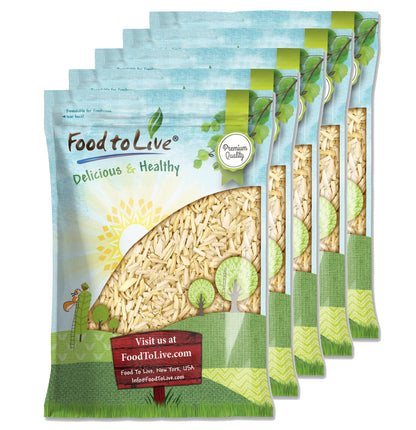 Blanched, Slivered Almonds — Non-GMO Verified, Kosher, Raw, Vegan - by Food to Live