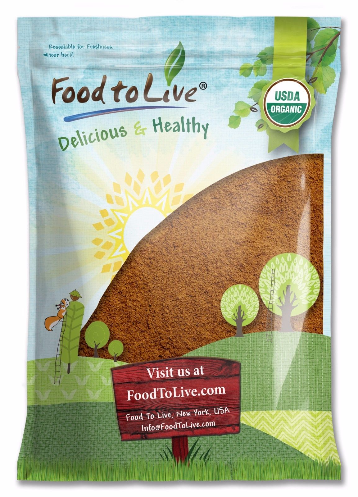 Organic Cocoa Powder - by Food To Live