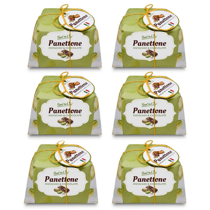 Italian Pistachio and Chocolate Panettone - by Food to Live