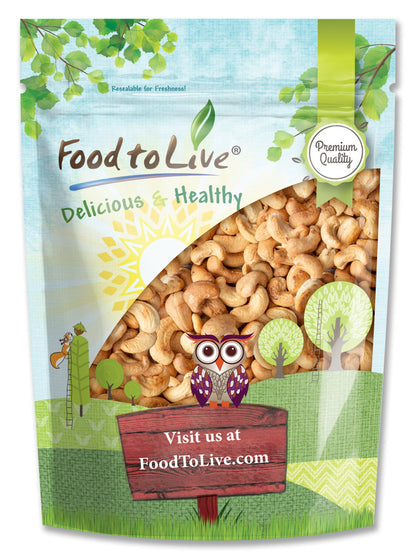 Dry Roasted Whole Cashews - by Food To Live