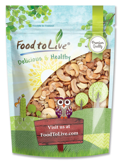 Dry Roasted Cashew Halves and Pieces - by Food To Live