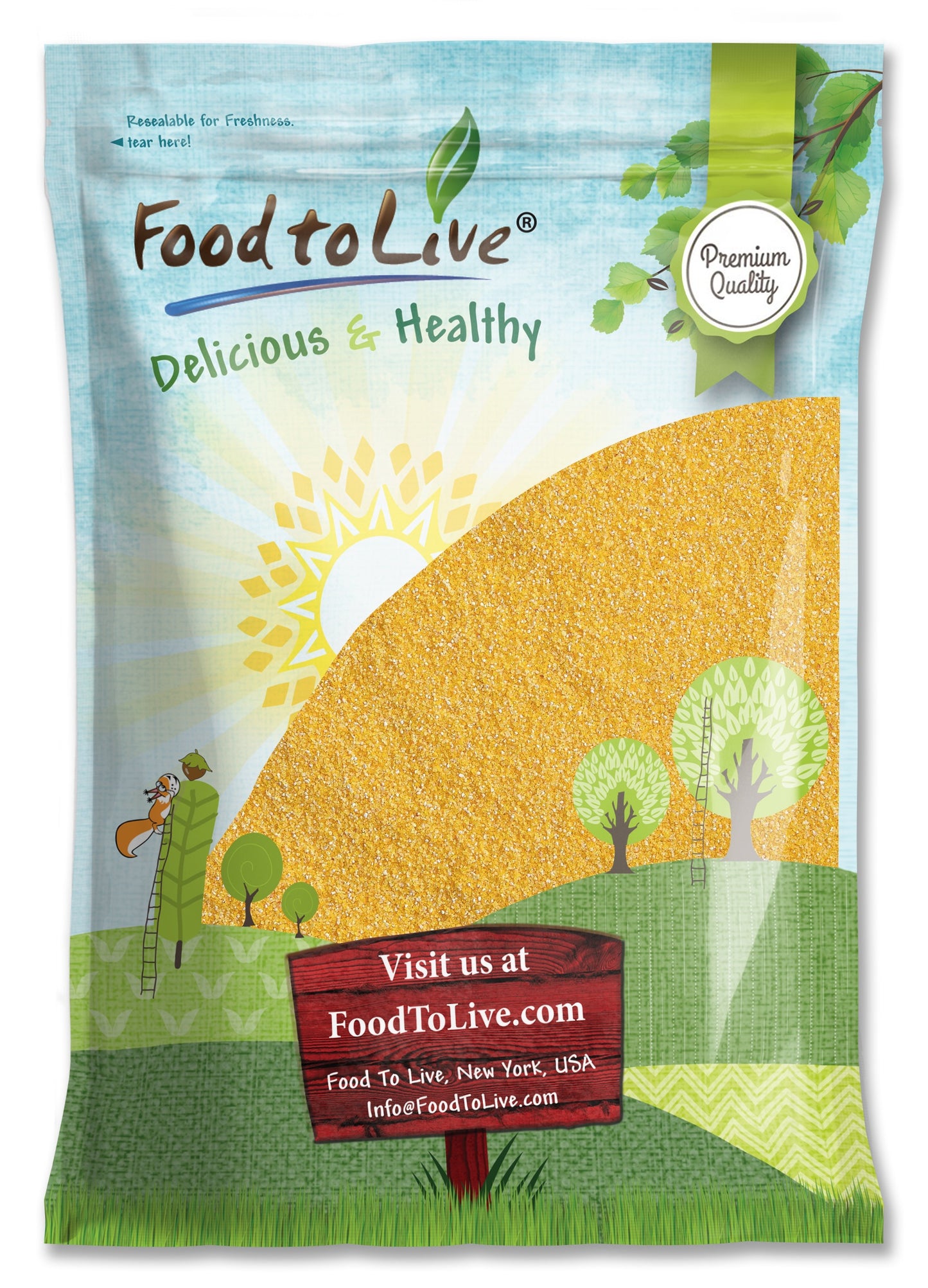 Gluten-Free Yellow Polenta - by Food to Live