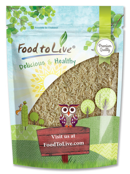 Long Grain Brown Rice - by Food To Live