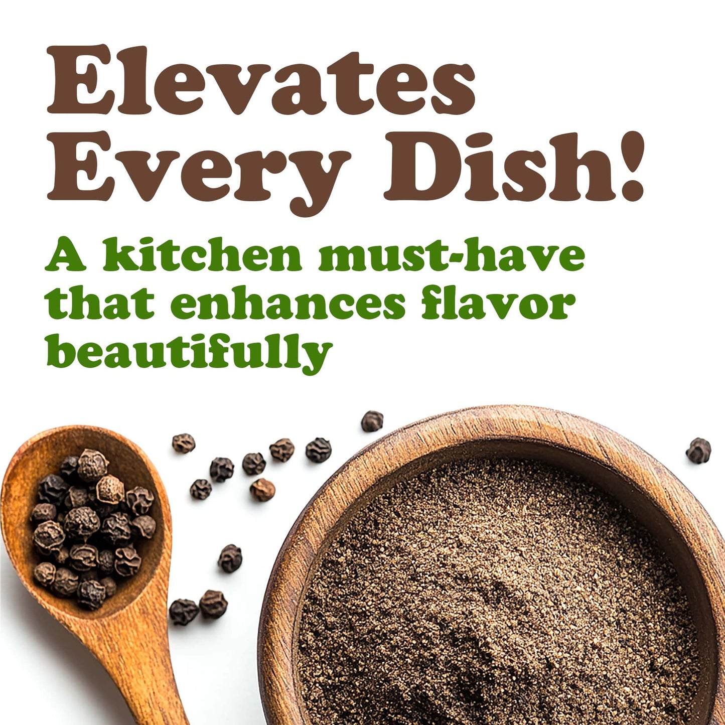 Organic Ground Black Pepper - by Food to Live