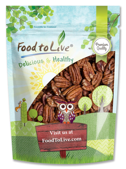Dry Roasted Pecan Halves - by Food To Live