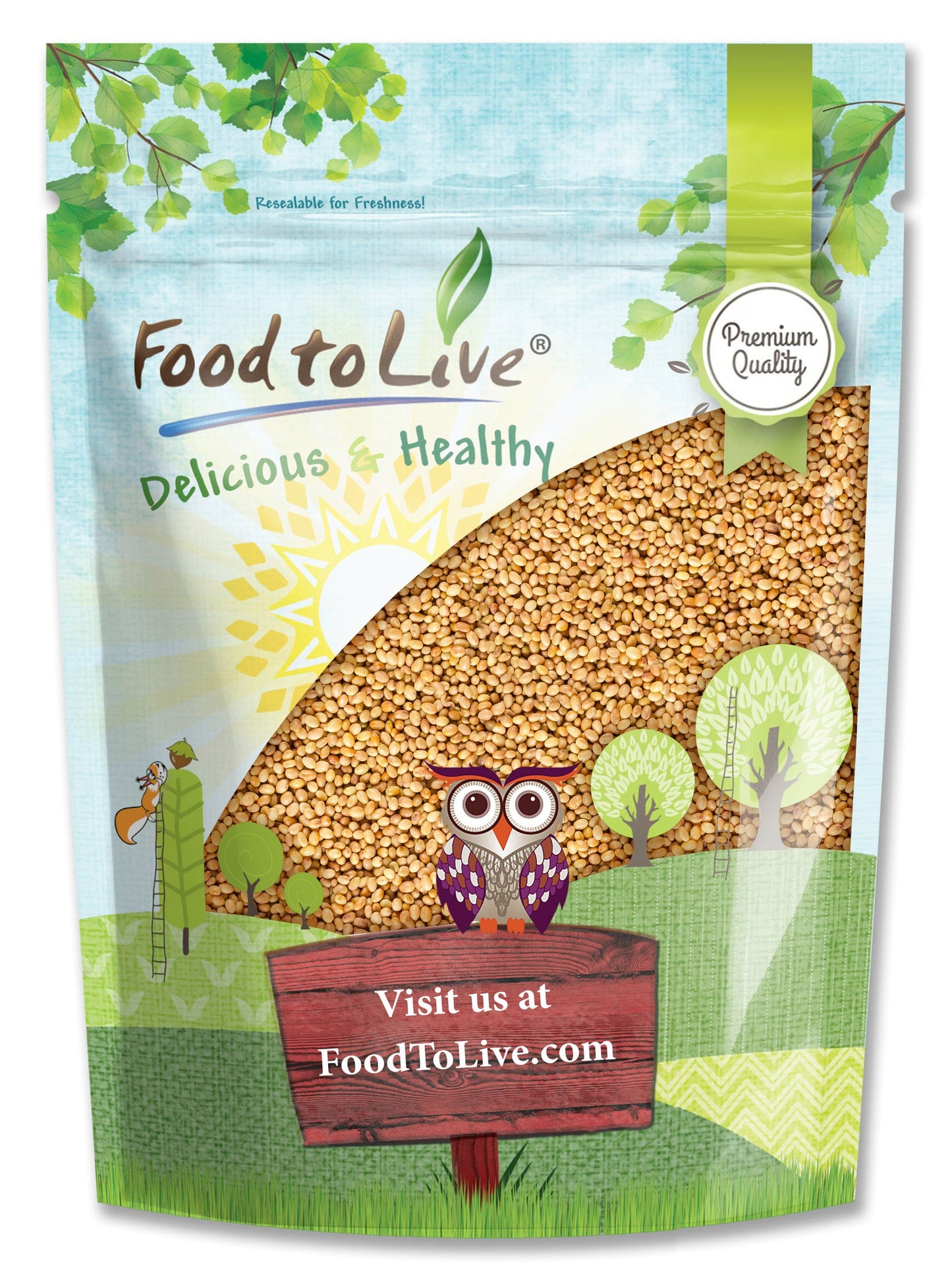 Clover Seeds for Sprouting — Non-GMO Verified, Kosher - by Food to Live