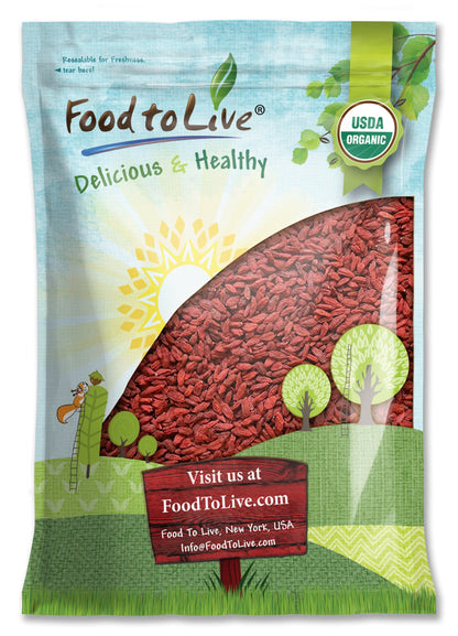Organic Goji Berries - by Food To Live