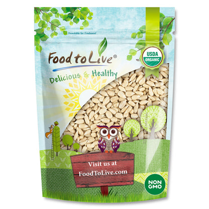 Organic Sprouted Sunflower Seeds with Himalayan Salt - by Food to Live