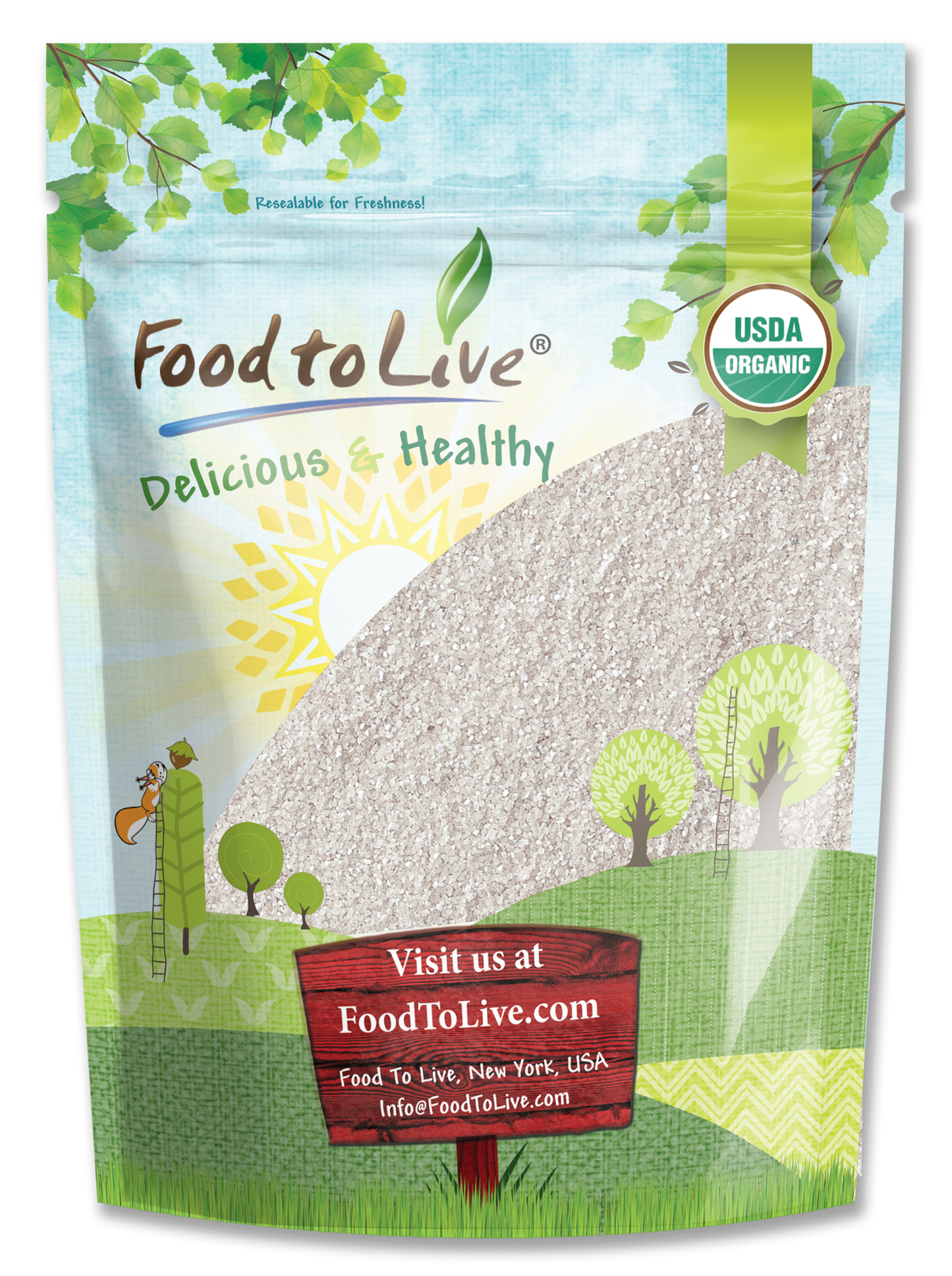 Gluten Free Organic White Polenta - by Food To Live