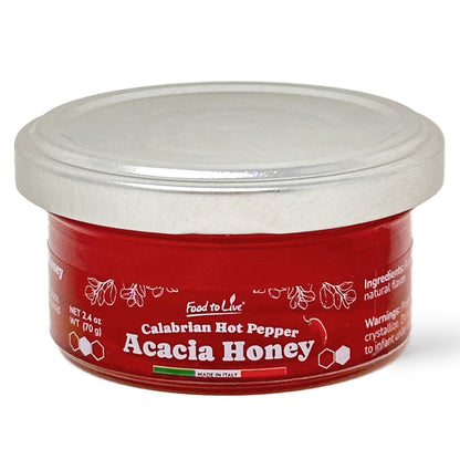 Calabrian Hot Pepper Acacia Honey 70 g - Italian Spicy Honey - by Food to Live