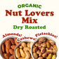 Organic Nut Lovers Mix, Roasted – Vegan, Kosher, Bulk – by Food to Live