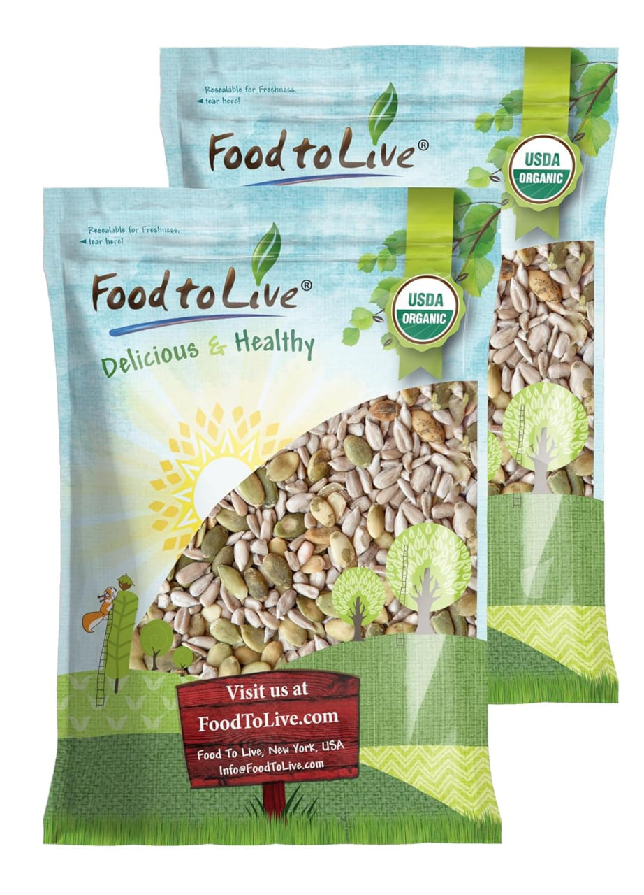 Organic Raw Sunflower and Pumpkin Seed Mix - by Food to Live