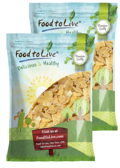 Dried Crystalized Ginger Slices - by Food to Live
