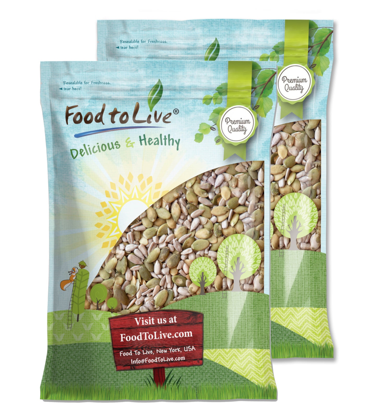 Sunflower and Pumpkin Seed Mix - by Food To Live