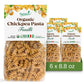 Organic Chickpea Fusilli Pasta, 8.8 oz – Non-GMO, Single Ingredient. No Additives. No Major Allergens. Good Source of Plant Based Protein and Fiber. Kosher. Vegan. Low Glycemic Index. Made in Italy