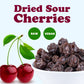 Dried Sour Cherries – Tart, Soft & Juicy Nature's Candy. Whole Fruit Snack. Lightly Sweetened and Coated with Vegetable Oil. Pitted, Unsulphured, Vegan, Bulk