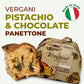 Vergani Pistachio and Chocolate Panettone - 750 g (1.65 lb)