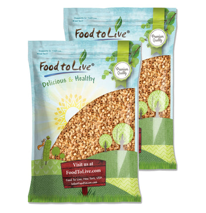 Dry Roasted Whole Cashews with Himalayan Salt - by Food To Live