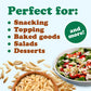 Organic Dry Roasted Blanched Slivered Almonds with Himalayan Salt - by Food to Live