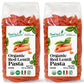 Organic Red Lentil Penne Pasta, 8.8 OZ – Non-GMO, Single Ingredient.  Vegan. Made in Italy.