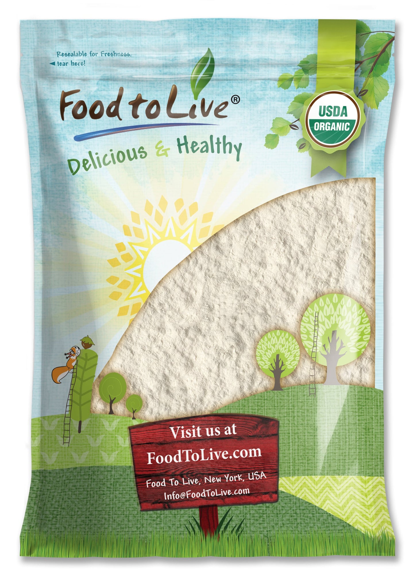 Organic Cassava Flour - by Food To Live