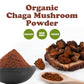 Organic Chaga Mushroom Powder – All Natural Vegan Superfood for Immunity and Holistic Wellness. Rich in Antioxidants and Nutrient-Packed. Non-GMO. 100% Pure. Great for Smoothies. Kosher