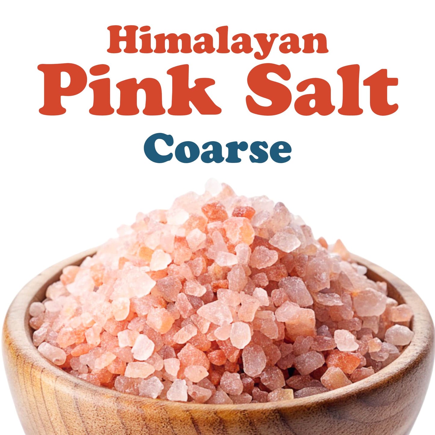 Coarse Himalayan Pink Salt — Rich in Minerals, Kosher - by Food to Live