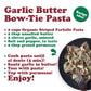 Organic Striped Farfalle Pasta – Italian Artisan Tri-Color Bow-Tie Pasta. Non-GMO, Vegan, Made with Semolina, Beet and Spinach. Perfect for Gourmet Cooking