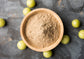 Organic Amla Berry Powder (Amalaki) – Non-GMO Indian Gooseberry, Raw, Pure, Finely Ground, Kosher, Vegan, Bulk. Rich in Antioxidant, Vitamin C. Great for Smoothies, Shakes, Yogurt, Juices