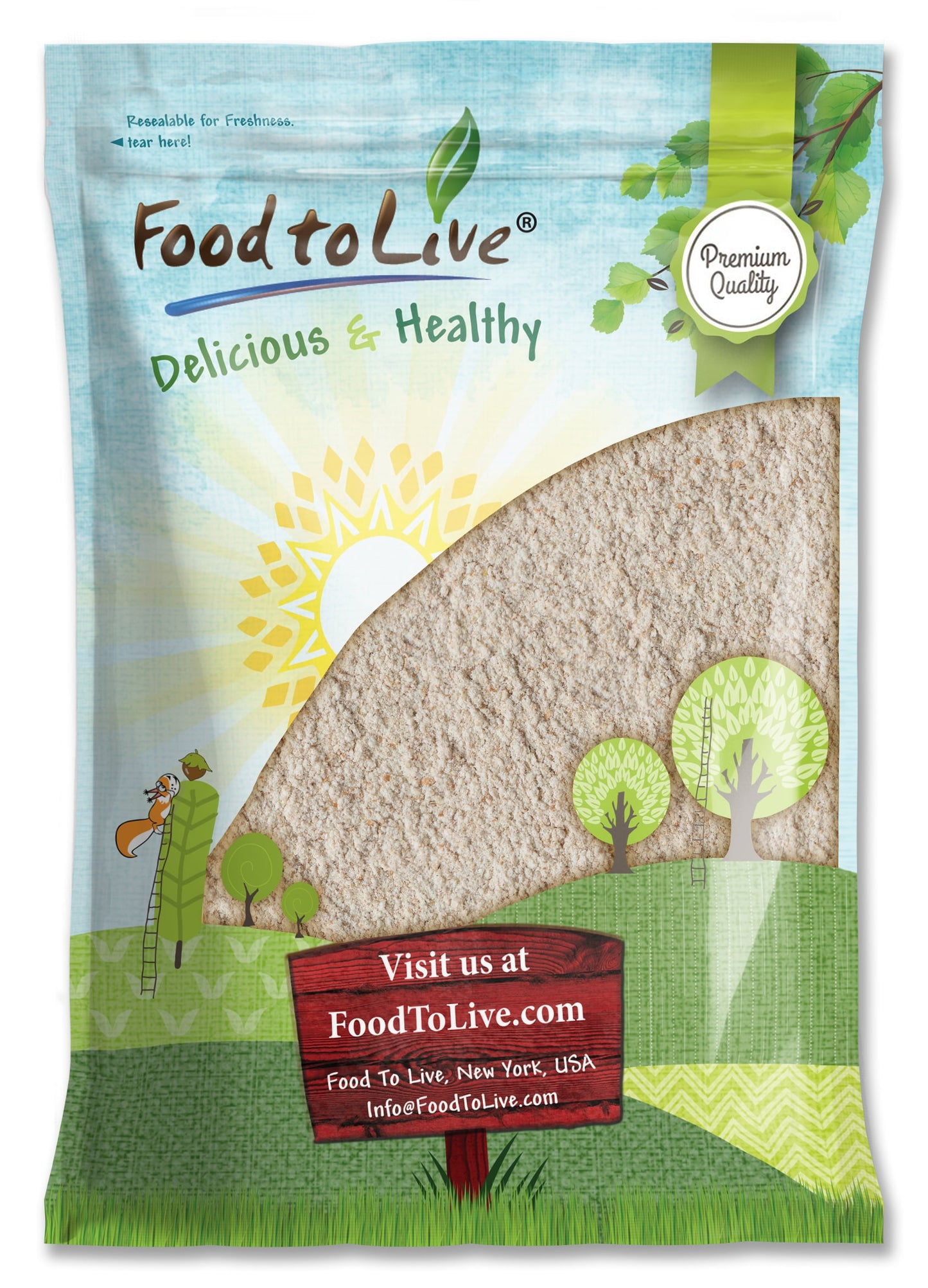 Whole Wheat Flour— Non-GMO Verified, All-Purpose, Stone Ground, Milled from Whole Grains, Unbleached, Vegan, Kosher, Bulk, Great for Bread, Cooking, Baking