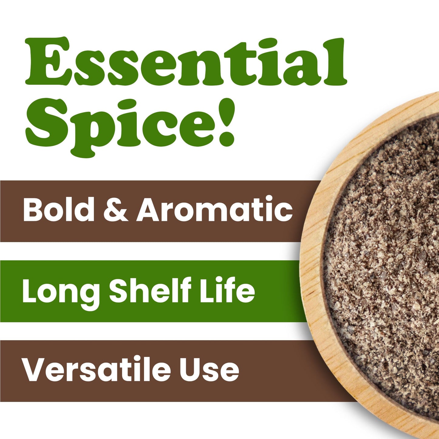 Organic Ground Black Pepper - by Food to Live