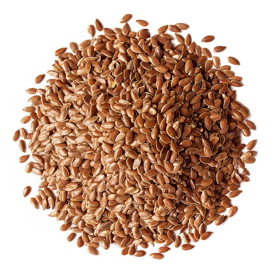 Organic Roasted Whole Brown Flax Seeds – Vegan, Kosher, Bulk – by Food to Live