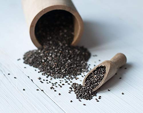 Organic Chia Seeds — Black, Vegan, Kosher, Non-GMO, Great for Smoothies, Sirtfood - by Food to Live
