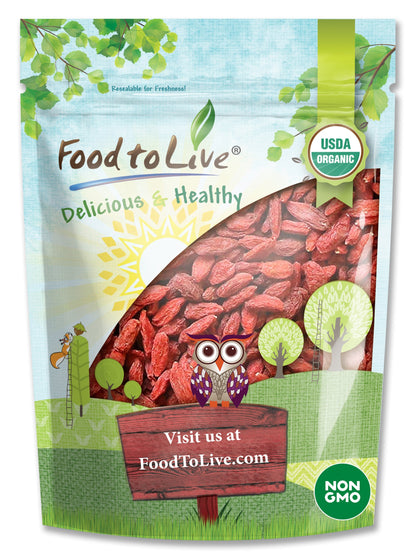 Organic Goji Berries - by Food To Live