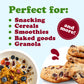 Organic Delicious Berries Mix with Cranberries, Blueberries, and White Mulberries - Non-GMO, Kosher, Vegan, Unsulfured, Bulk