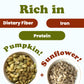 Organic Sprouted Sunflower and Pumpkin Seed Mix with Himalayan Salt - by Food to Live