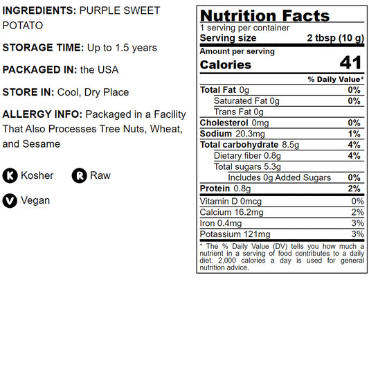 Purple Sweet Potato Powder - by Food To Live