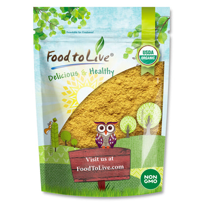Organic Ground Yellow Mustard Seeds - by Food to Live