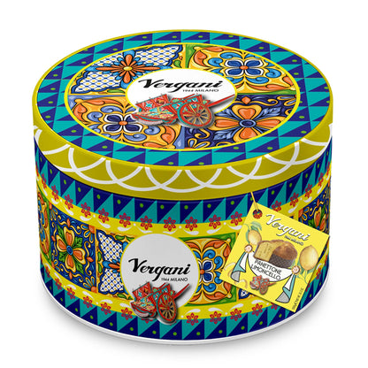 Vergani Sicily Lemon Cream Panettone -Traditional Italian Holiday Cake with Lemon Cream Filling, Premium Gift-Boxed Dessert, Wholesale