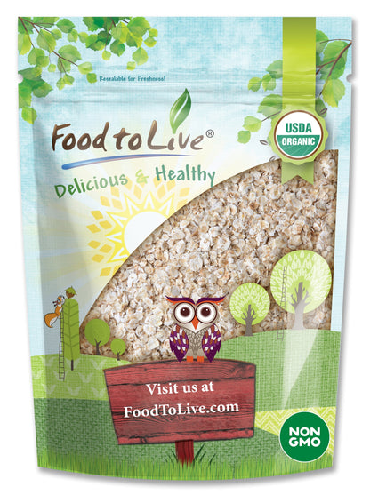 Organic Instant Rolled Oats - by Food To Live