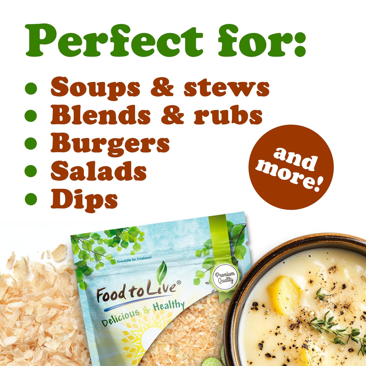 Toasted White Chopped Onion - by Food to Live