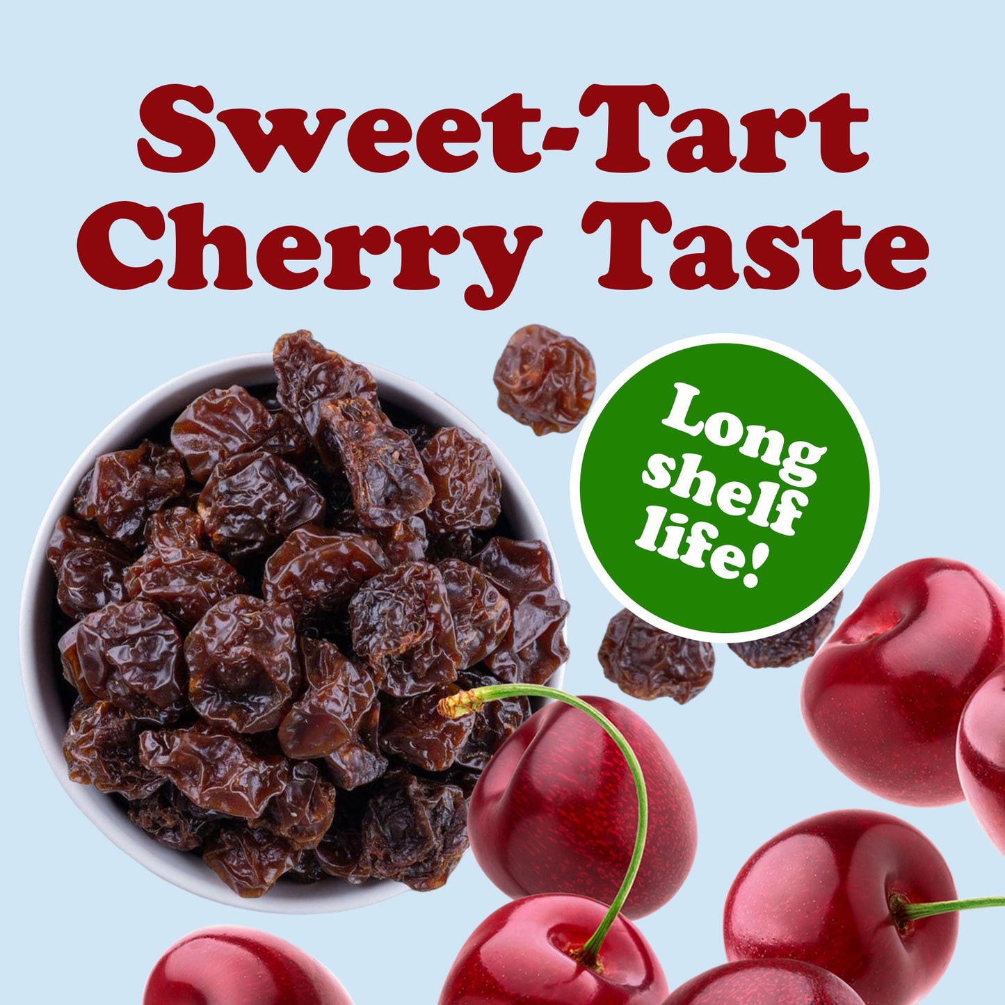 Dried Unsweetened Bing Cherries - by Food to Live