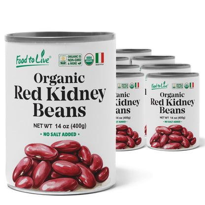 Organic Canned Red Kidney Beans - by Food to live